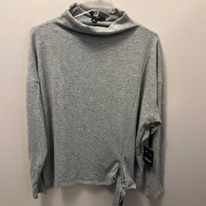 Women's New w/tag Vera Wang Gray Sweater, Long Sleeve, Lightweight, Size XXL,